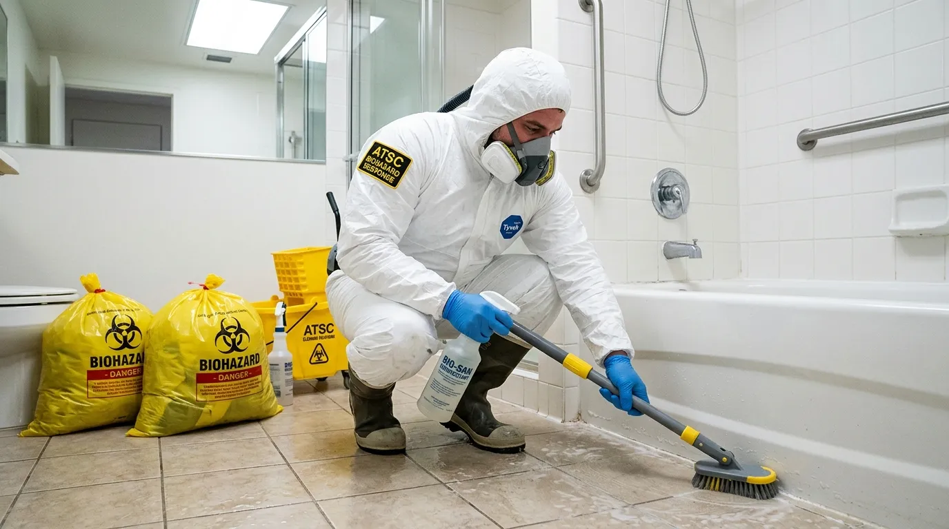 Decontamination equipment deployed for Blood Cleanup in East Longmeadow